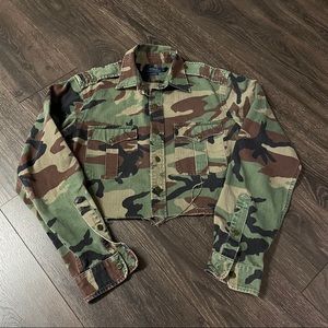 Polo Ralph Lauren Cropped Camp Button Shirt